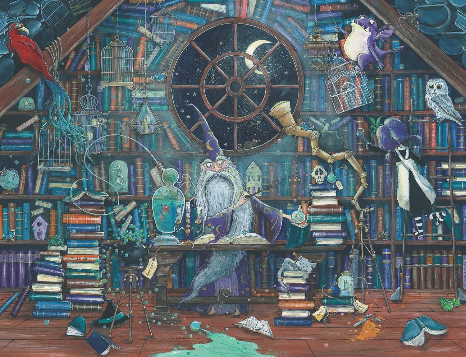  پازل رونزبرگر اورجینال طرح the wizarding merlin 