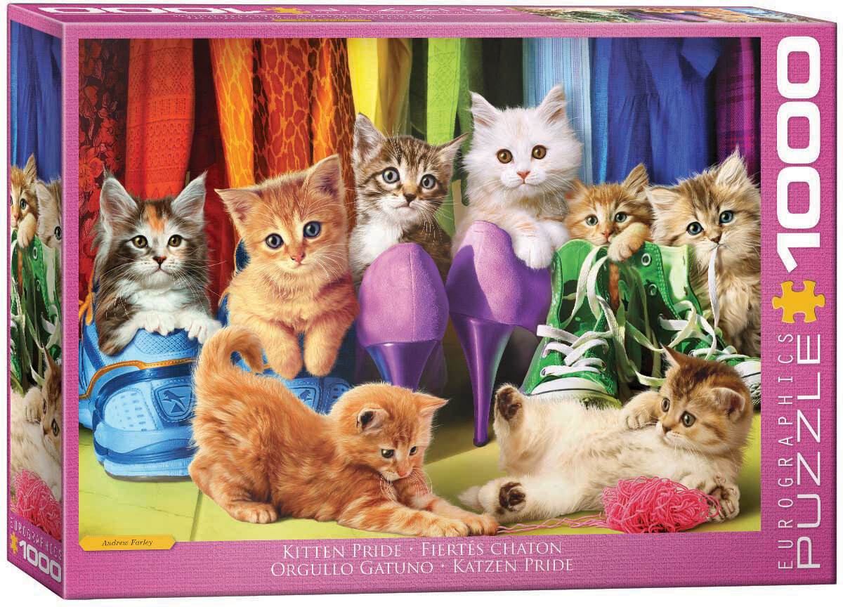 پازل یوروگرافیک 1000 تکه طرح Kitten Pride