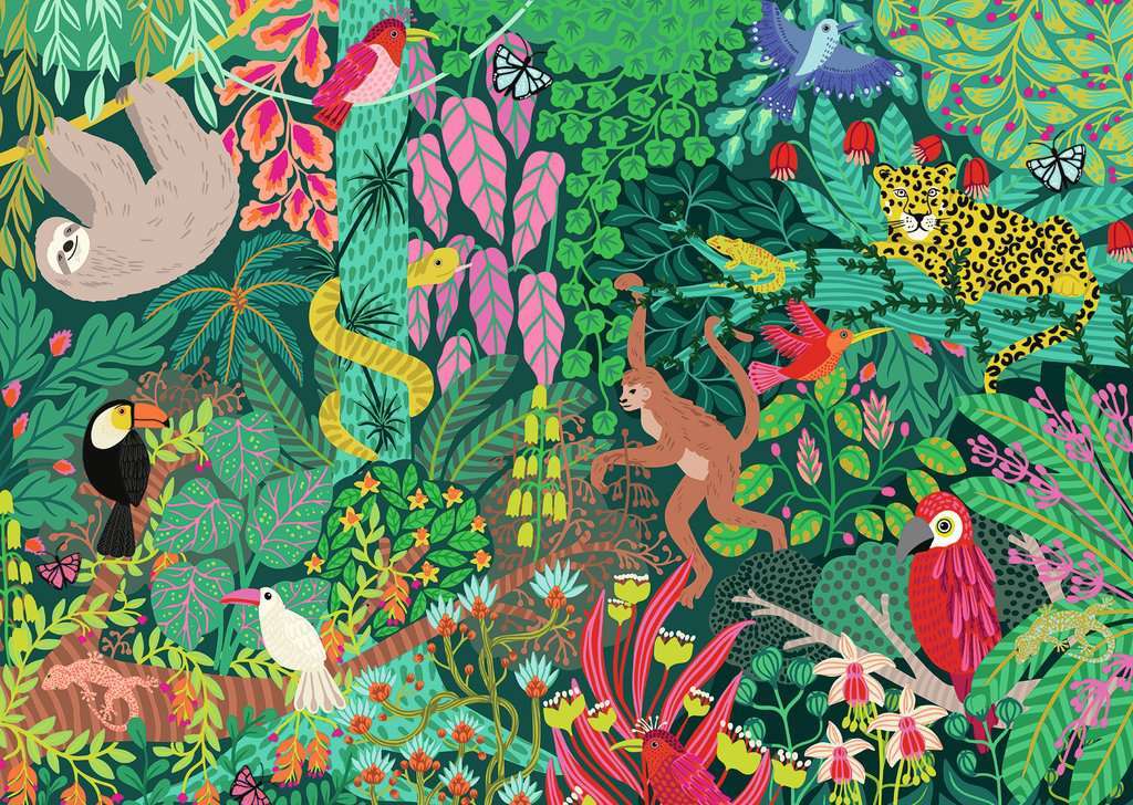  پازل 1000 تکه راونزبرگر طرح جنگل جادویی بارانی 