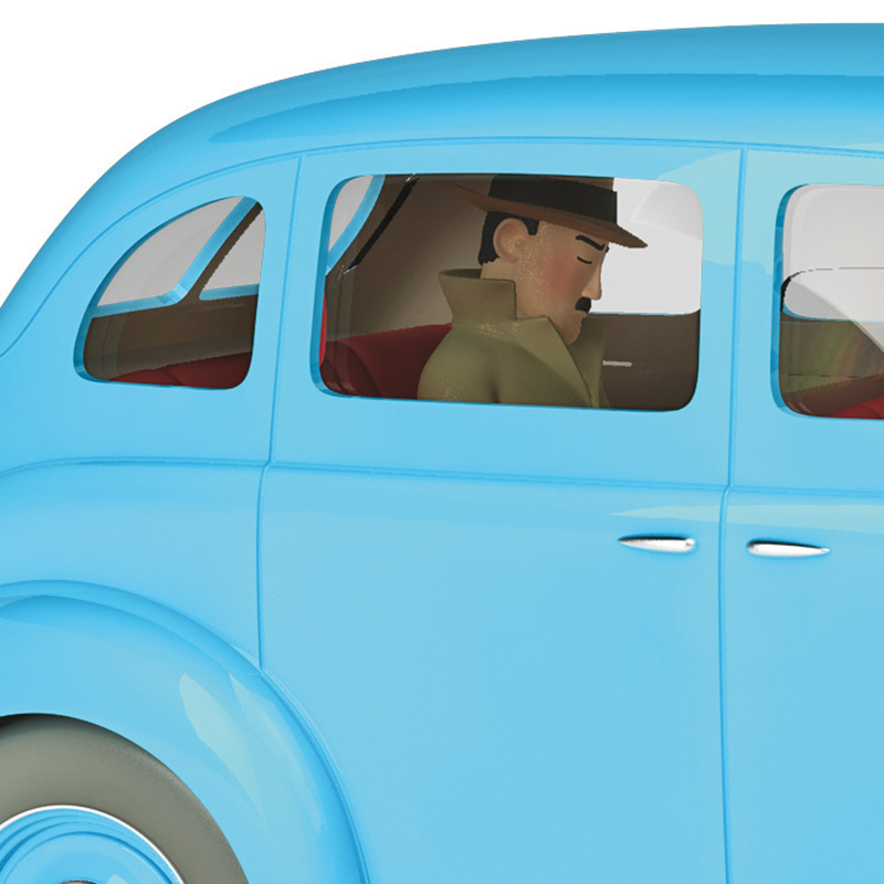 ماشین کلکسیونی تن تن 1/24