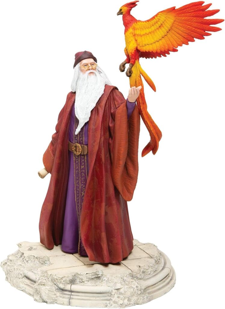 Dumbledore with Fawkes