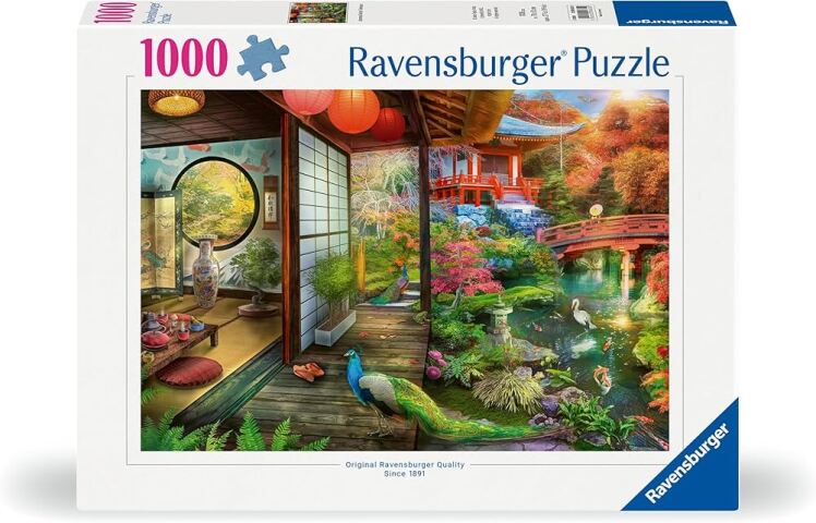 پازل 1000 تکه رونزبرگر مدل Japanese Garden Teahouse