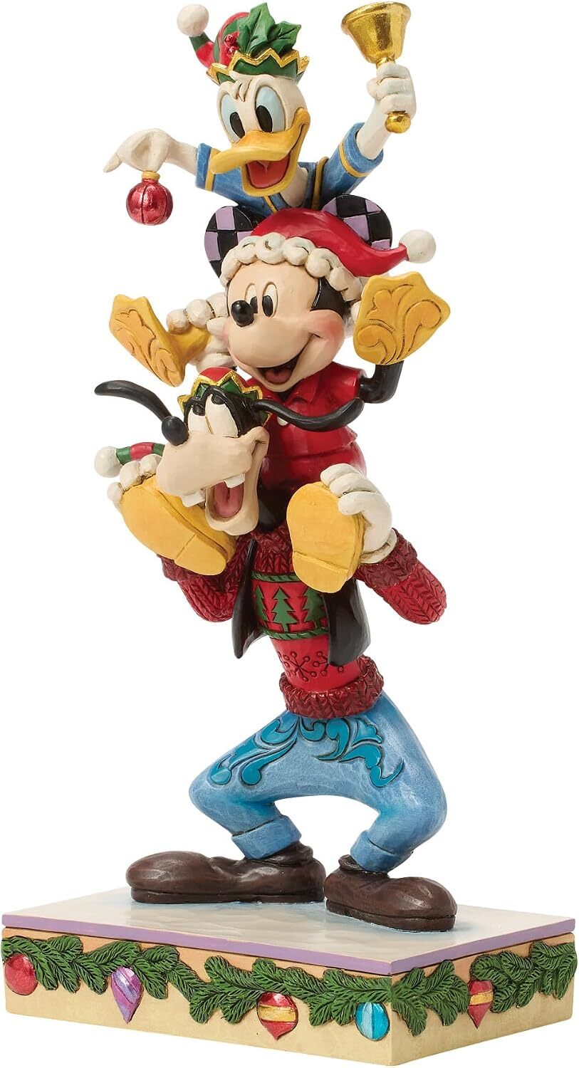  مجسمه دیزنی اورجینال مدل Mickey, Donald, and Goofy Stacked Up 