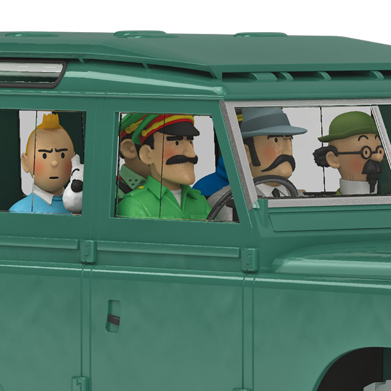 ماشین لندرور تن تن