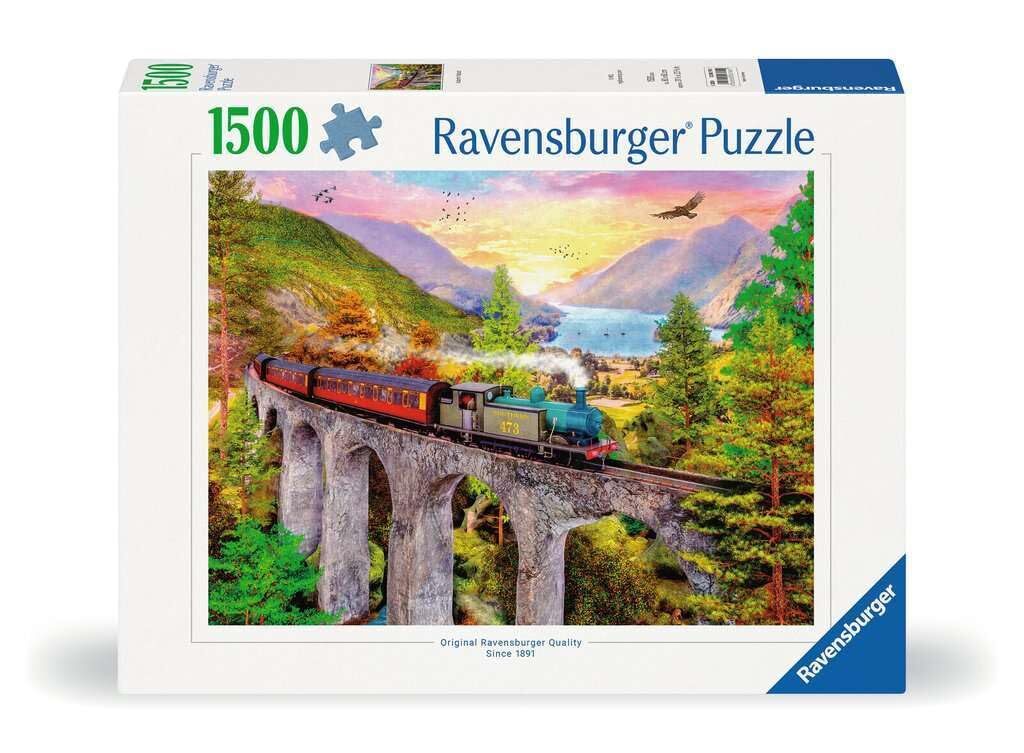 پازل1500 تکه رونزبرگر طرح Train Ride in Autumn
