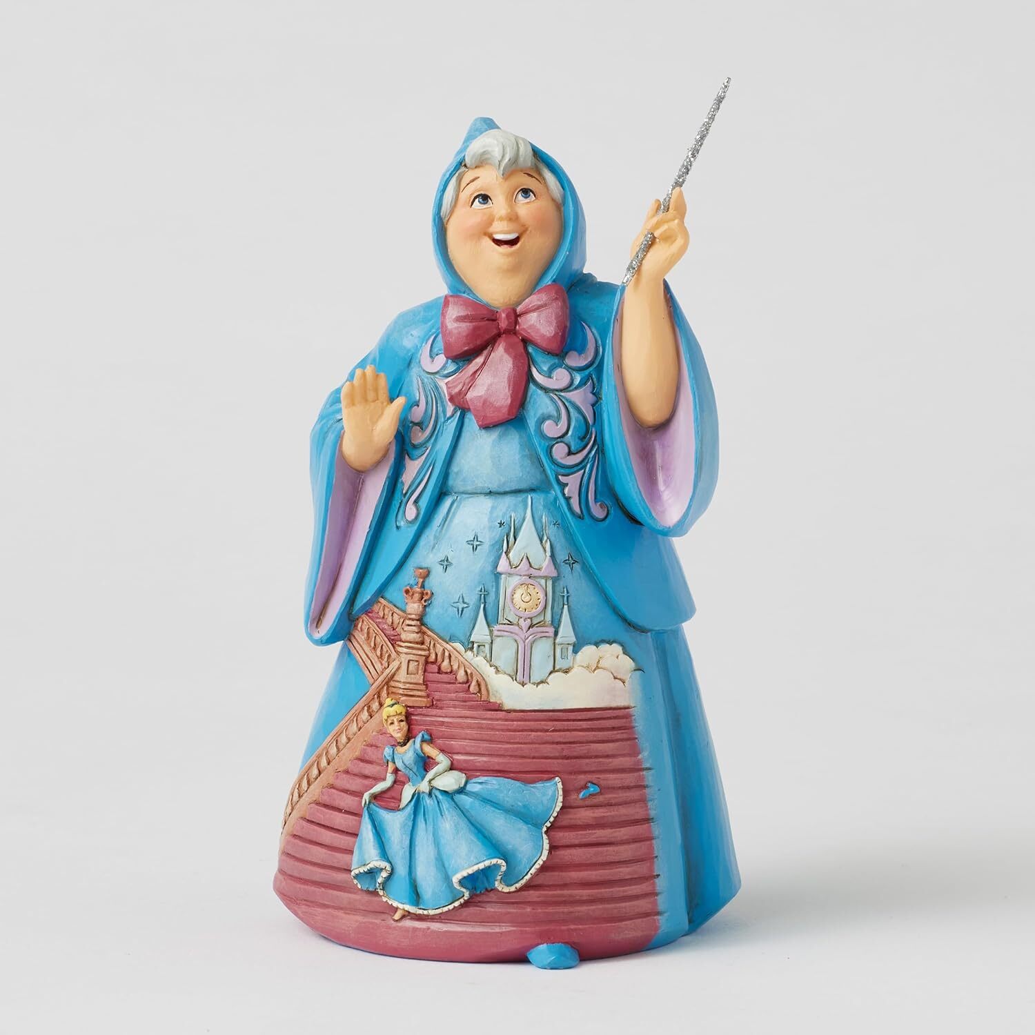  مجسمه اورجینال دیزنی مدل Cinderella Fairy Godmother Holding Wand 