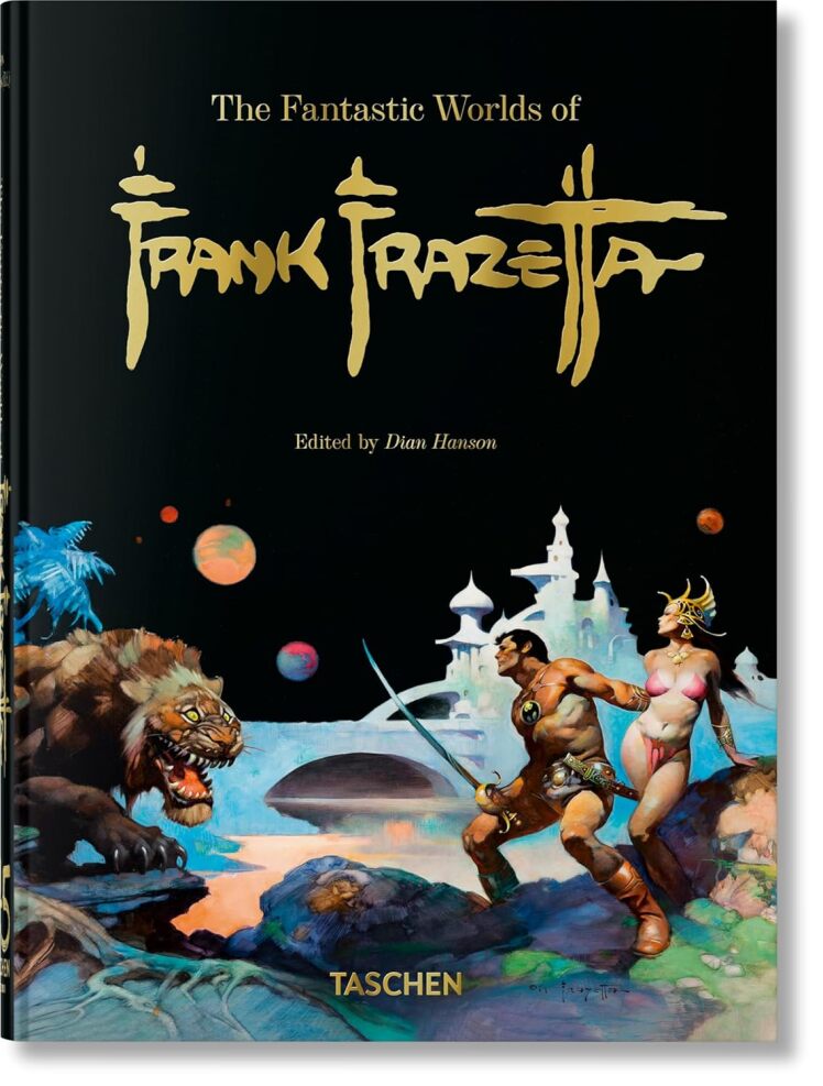 کتاب The Fantastic Worlds of Frank Frazetta انتشارات تاشن
