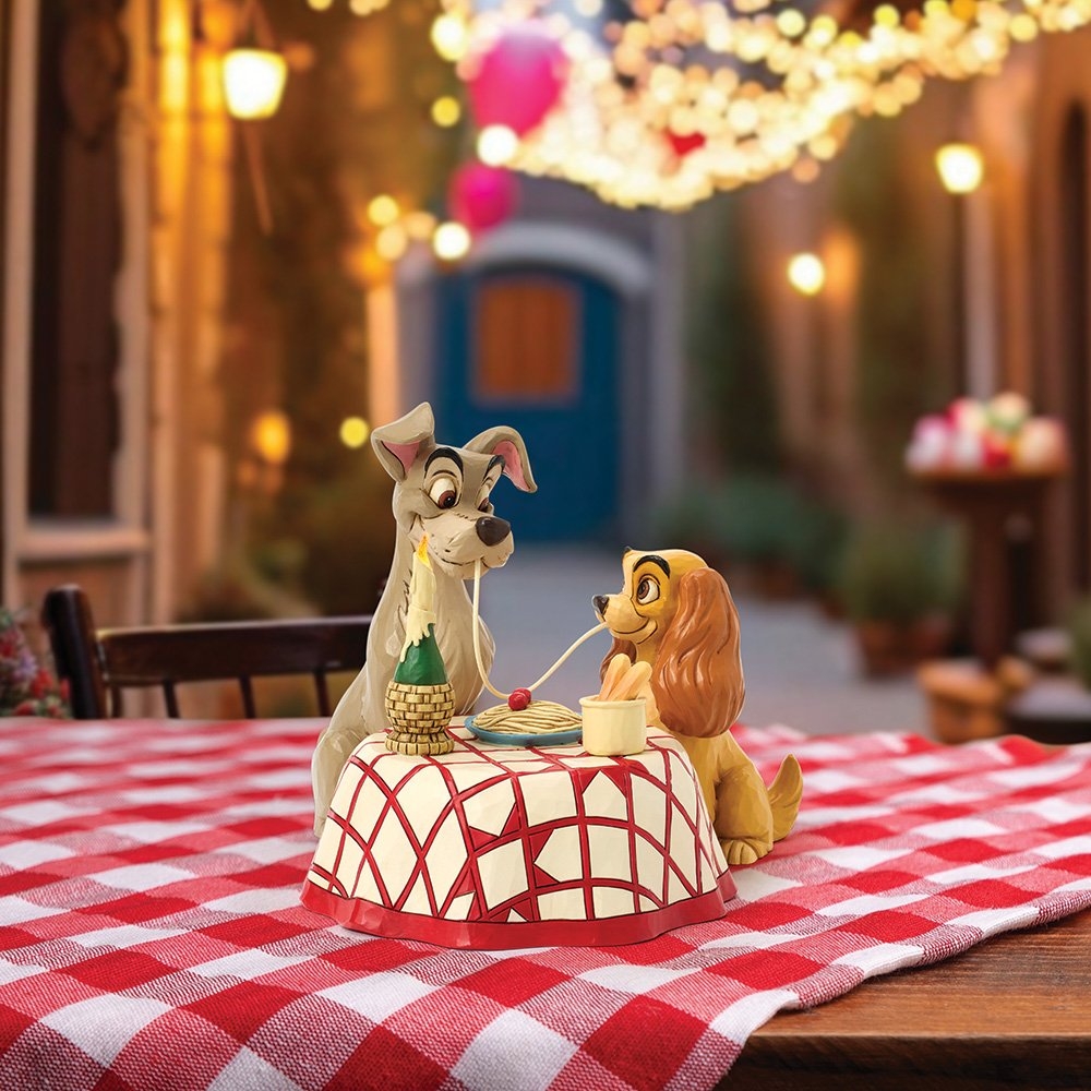  مجسمه دیزنی Lady & the Tramp Spaghetti LED 