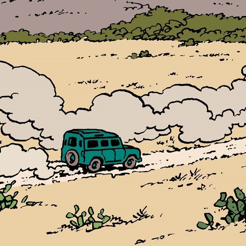  Tintin Car N°57 - The Land Rover of Trenxcoatl 