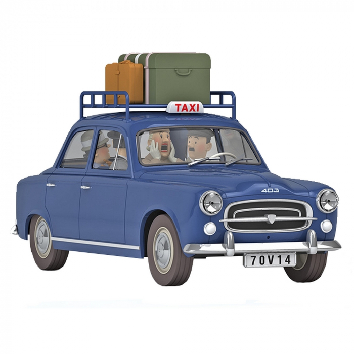  ماشین تن تن the Moulinsart blue taxi 