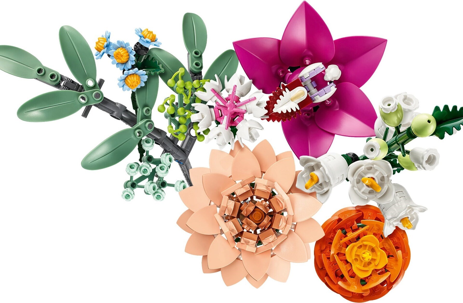  lego Pretty Pink Flower Bouquet 10342 