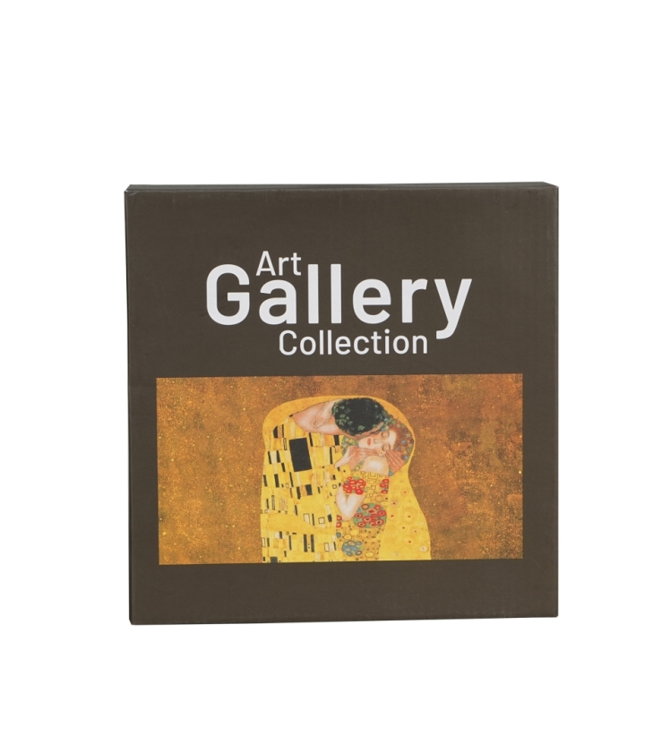 ست دوتایی بشقاب طرح نقاشی بوسه اثر گوستاو کلیمت | کتابفروشی آرتبوک ایران