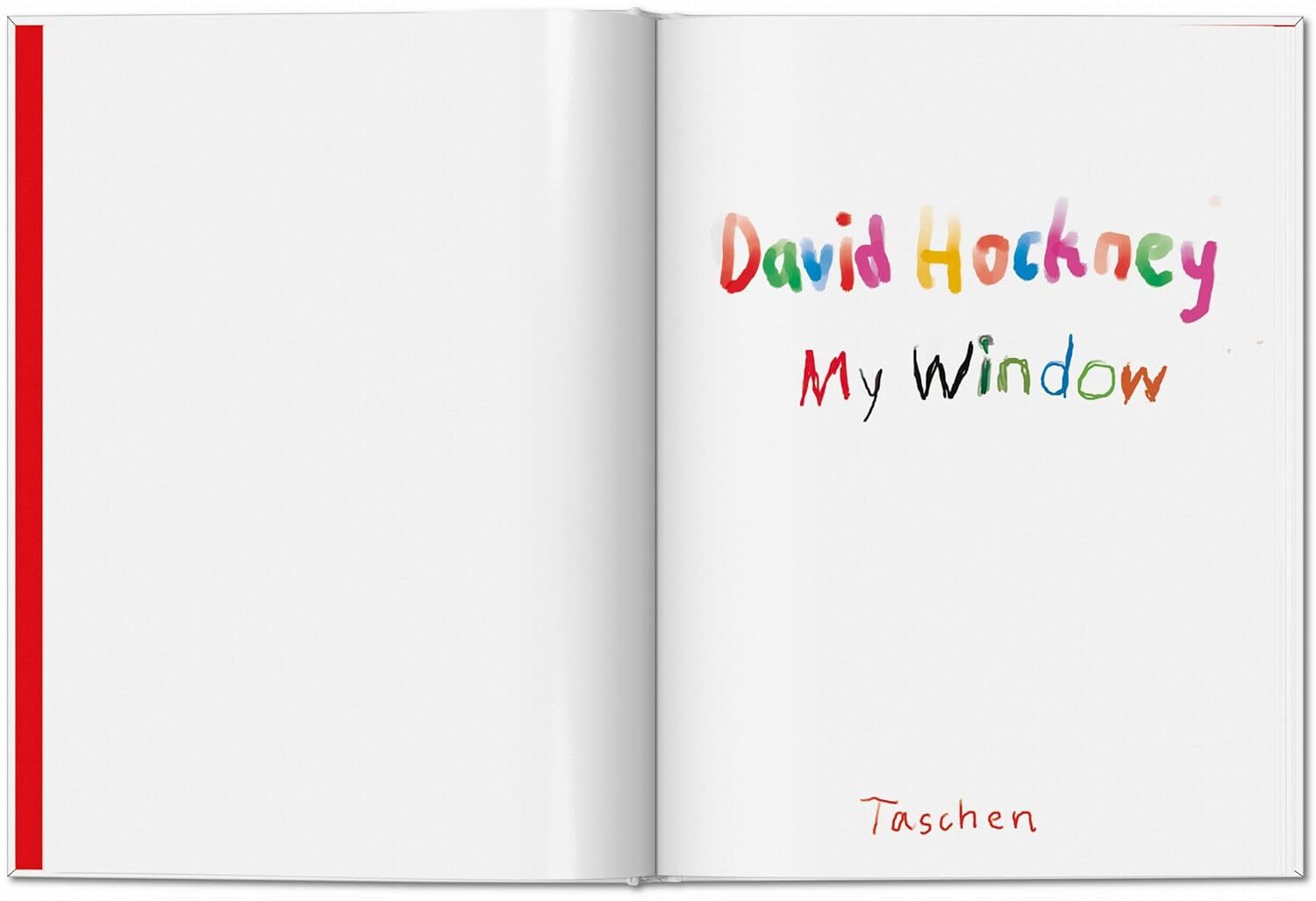  کتاب تاشن David Hockney. My Window 