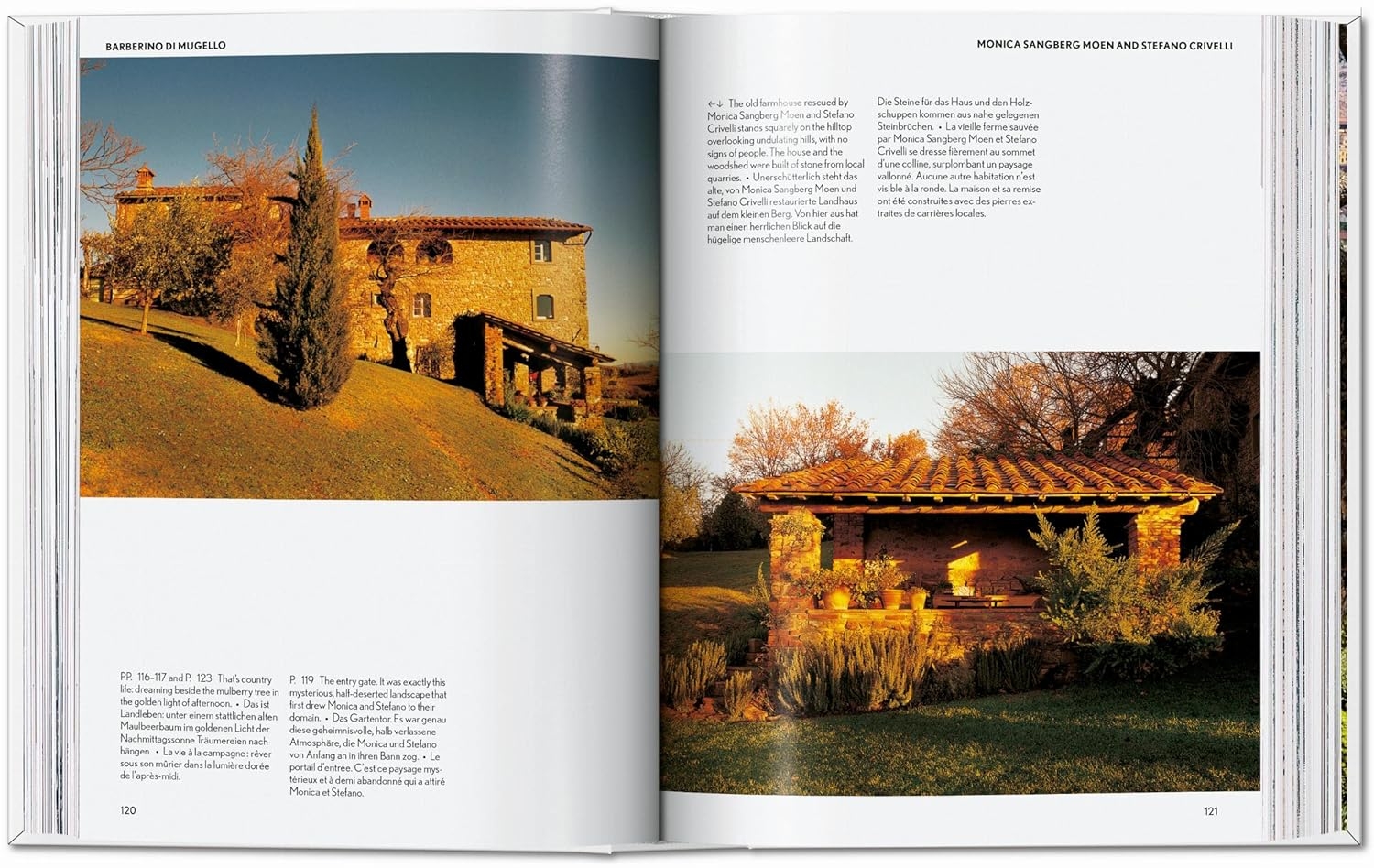  کتاب 45سالگی تاشن Living in Tuscany 