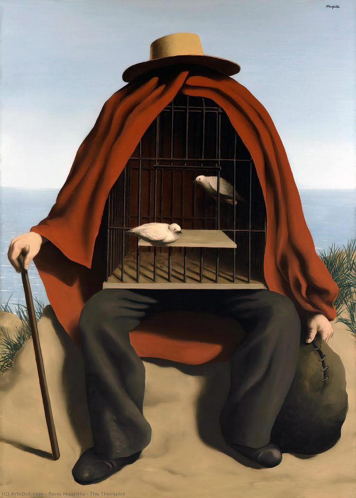  مجسمه رنه ماگریت مدل the healer 