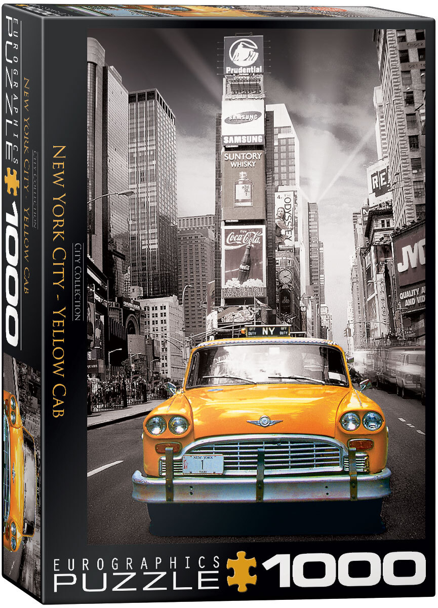 پازل یوروگرافیک 1000 تکه New York City Yellow Cab