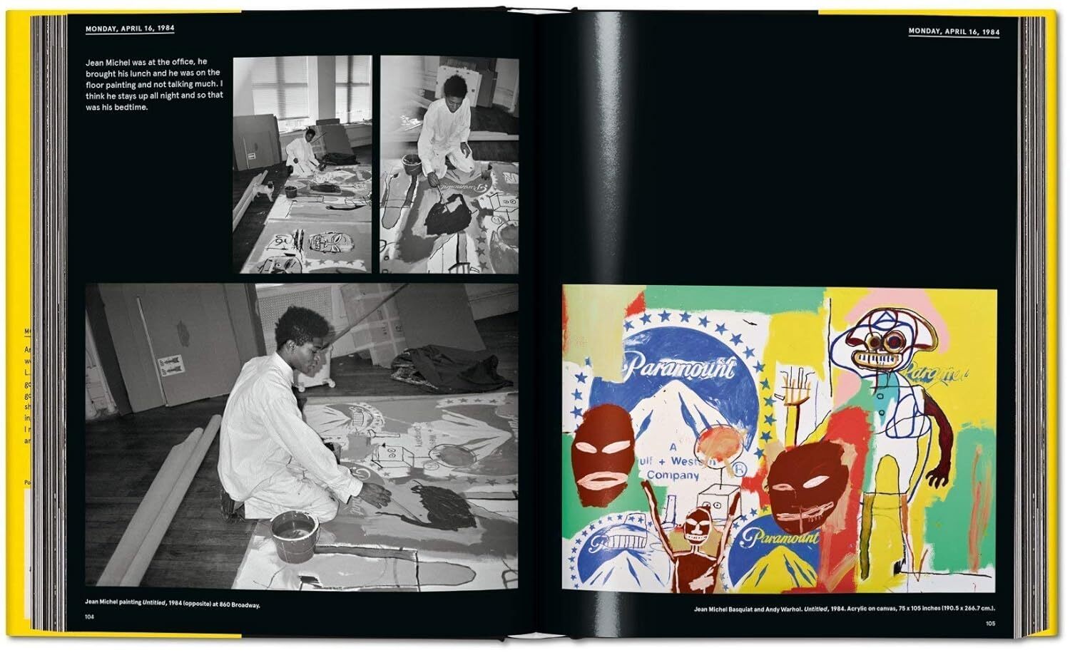  کتاب تاشن Warhol on Basquiat 