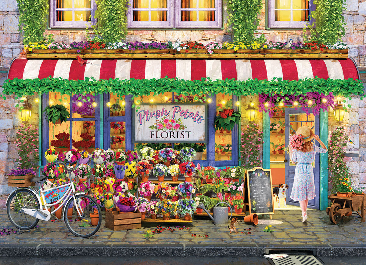 پازل یوروگرافیک اسمارت کات طرح Plush Petals Florist
