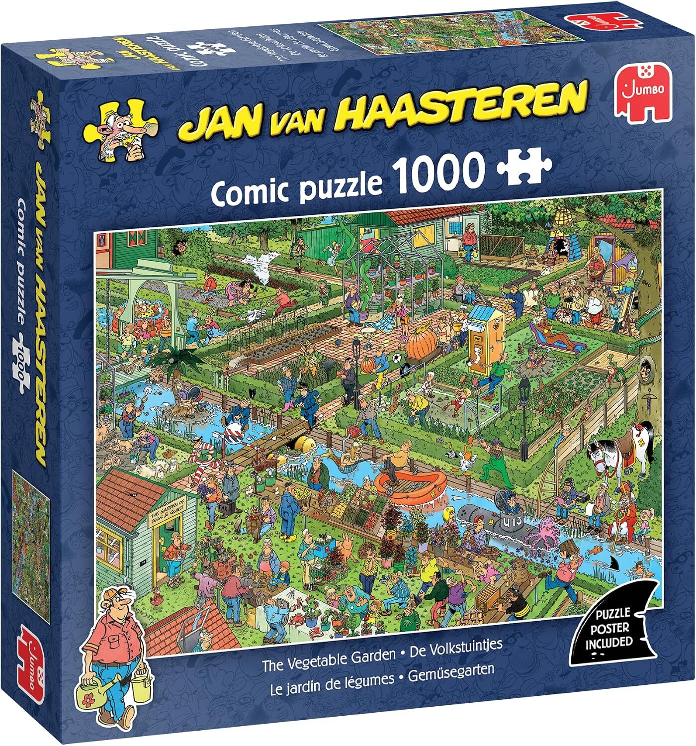  پازل جامبو 1000 اکه طرح The Vegetable Garden | آرتبوک ایران 
