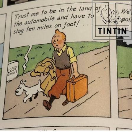  فیگور تن تن مدل تن تن با چمدان | کتابفروشی آرتبوک ایران 