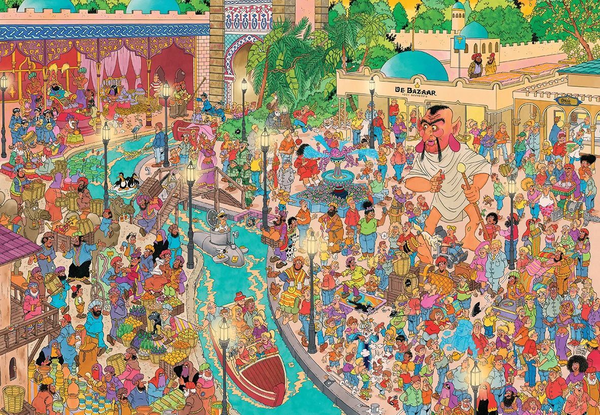 پازل 5000 تکه جامبو هلند طرح Efteling FATA Morgana